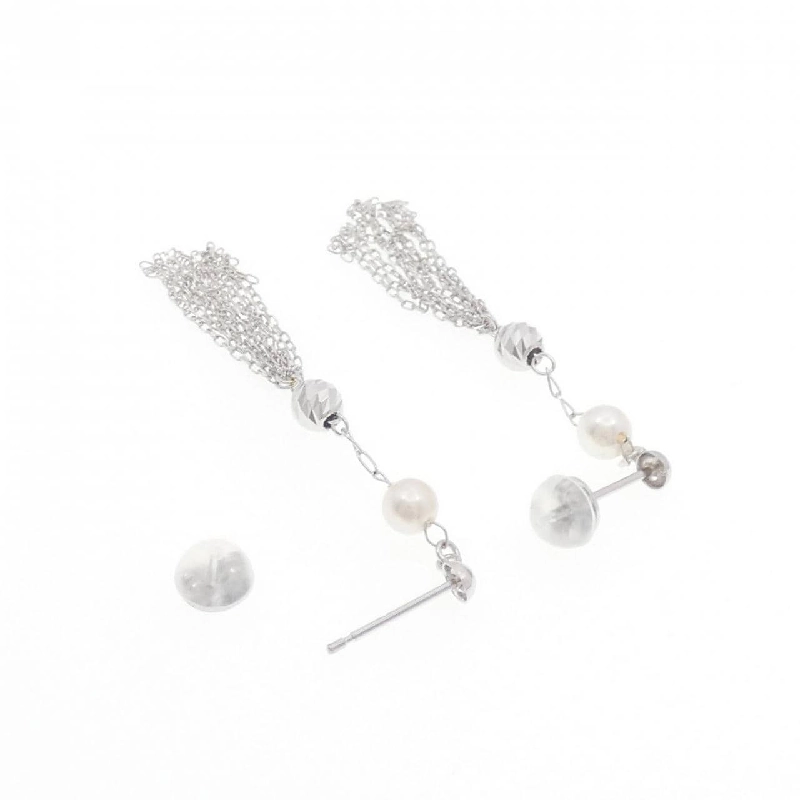 K18WG Bông tai ngọc trai Akoya 3.9mm - Hàng hiệu Chính hãng 868360