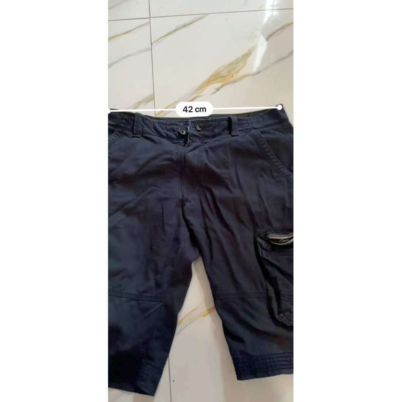 Quần đùi kaki xanh đậm sz 32 273939