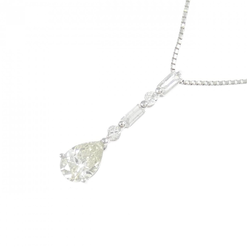 K18WG Dây chuyền kim cương 0.75CT - Hàng hiệu Chính hãng 855849