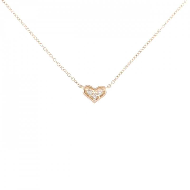 K10PG Dây chuyền kim cương hình trái tim - Hàng hiệu Authentic 861346