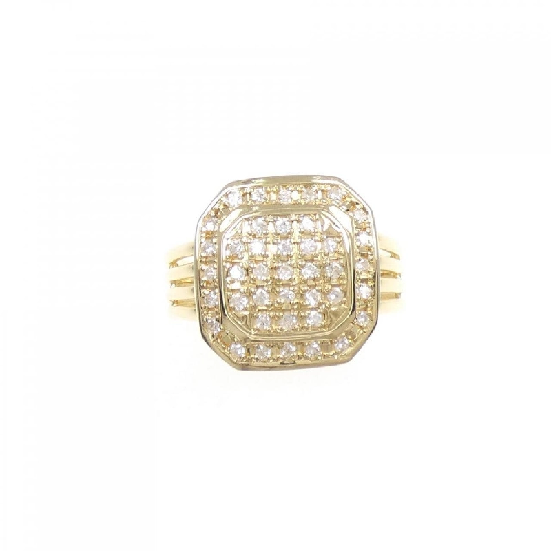 Nhẫn kim cương K18YG 0.28CT 670479