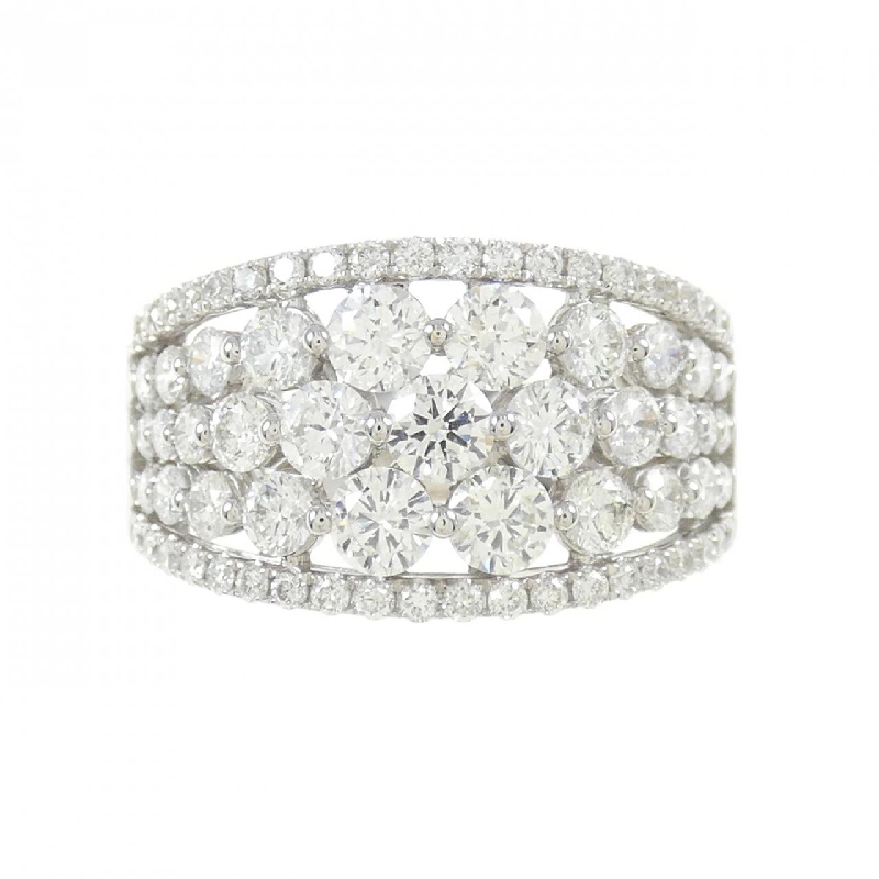 Nhẫn kim cương K18WG 1.19CT 669706