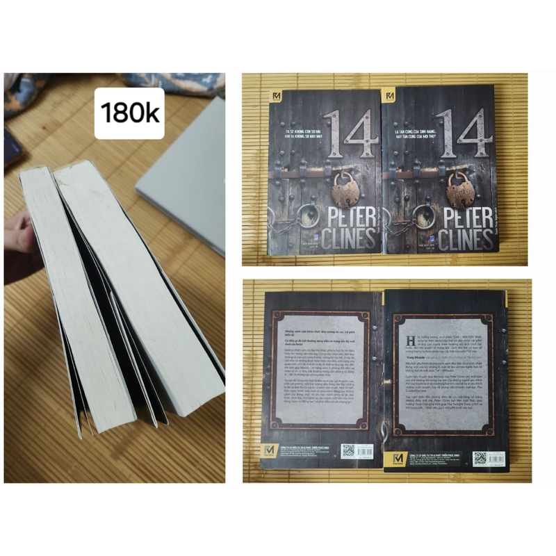 Truyện giả tưởng "14" - tác giả Peter Clines - tình trạng như mới 283822