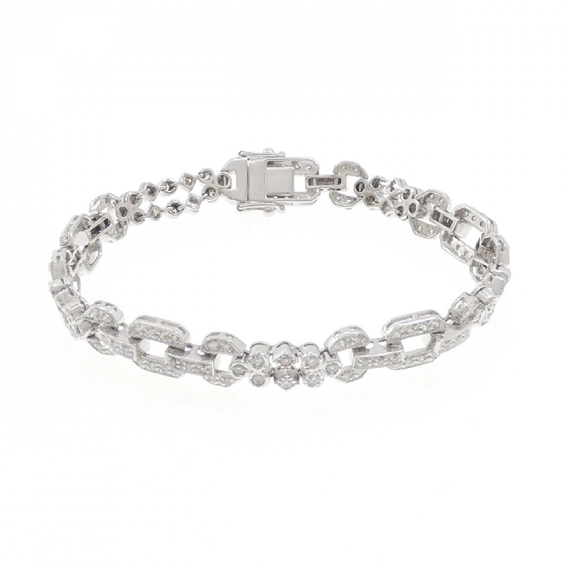 Vòng tay kim cương 750WG 1.30CT - Hàng hiệu Authentic 874286