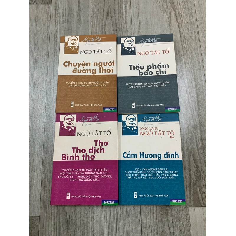 Ngô tất tố, combo 4 cuốn. Cẩm hương đình, chuyện người đương thời…999 466008