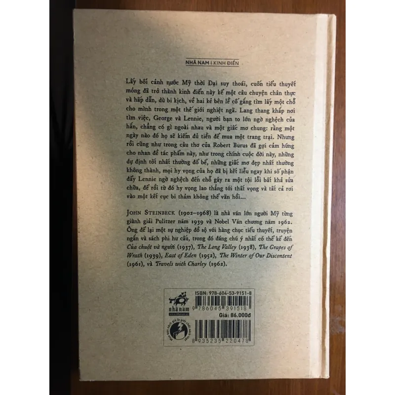 [KINH ĐIỂN - LỊCH SỬ] Của chuột và người - John Steinbeck 564843