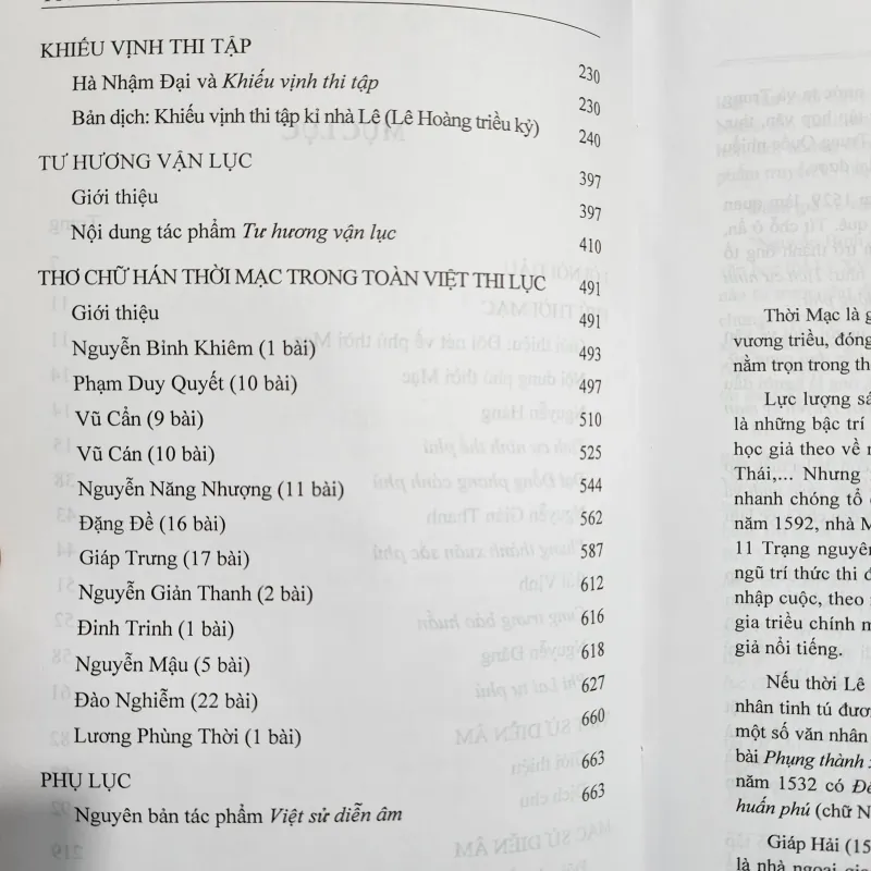 Tuyển tập thơ phú thời Mạc | đinh khắc thuân  936231