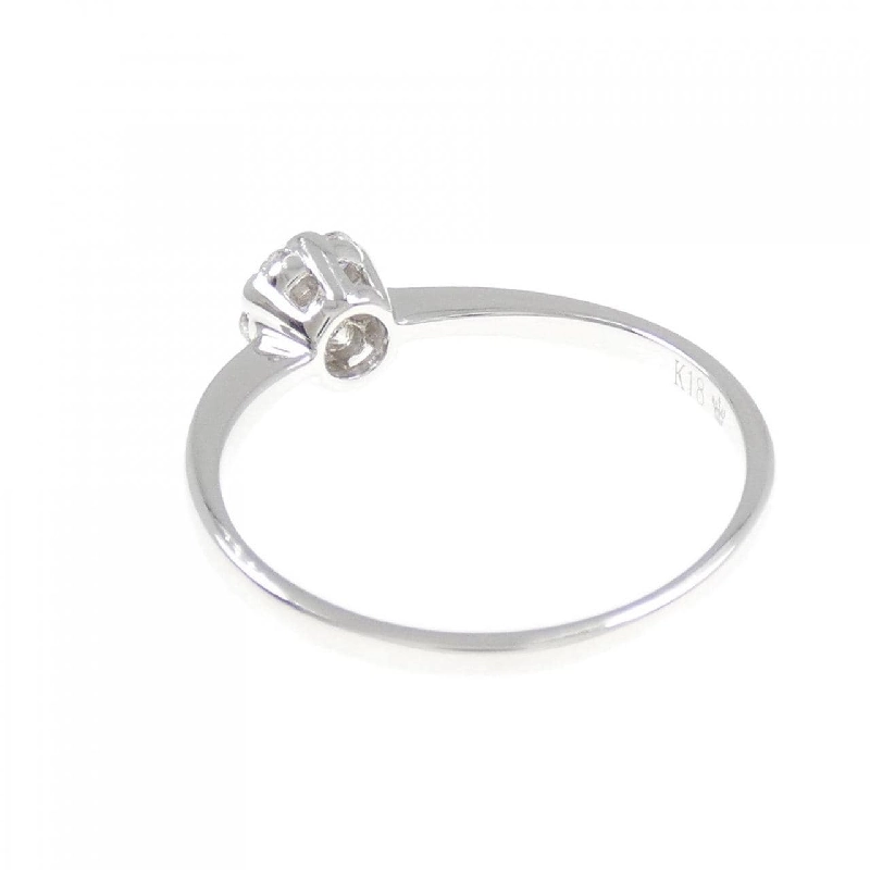 Nhẫn kim cương hoa K18WG 0.19CT - Hàng hiệu Authentic 849563