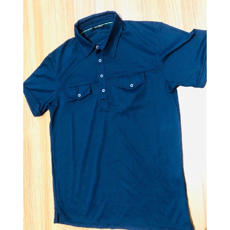 Áo Polo Nhật Uniqlo size L màu xanh than 17742