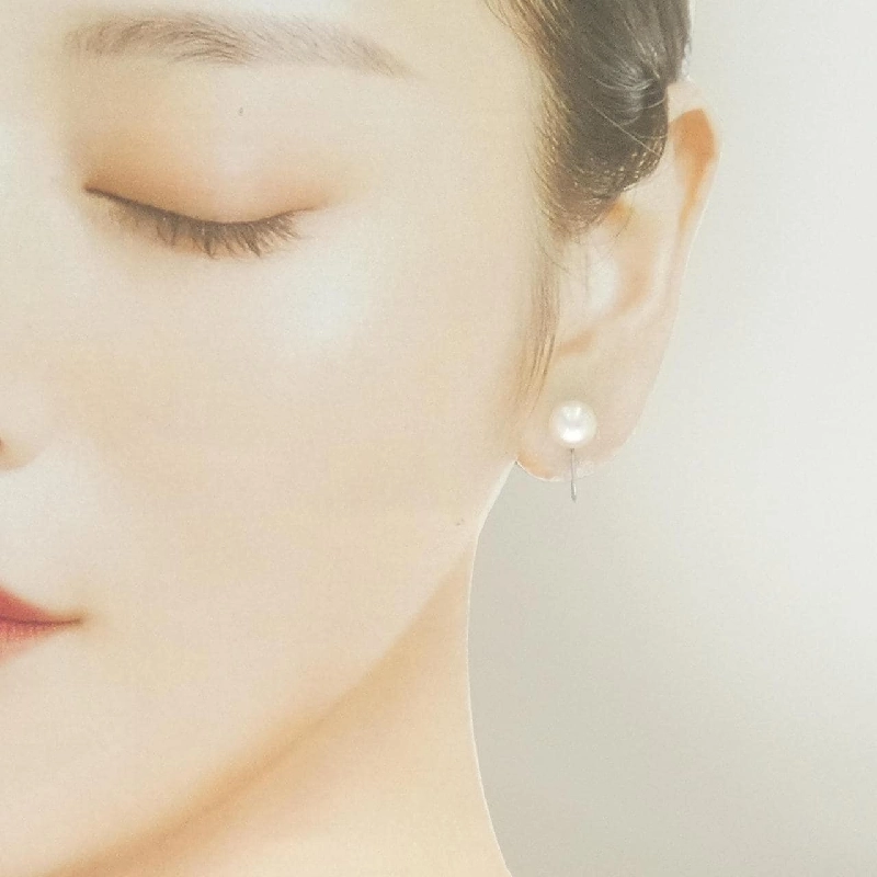 Bông tai ngọc trai Akoya Mikimoto 7.6mm - Hàng hiệu Chính hãng 848359