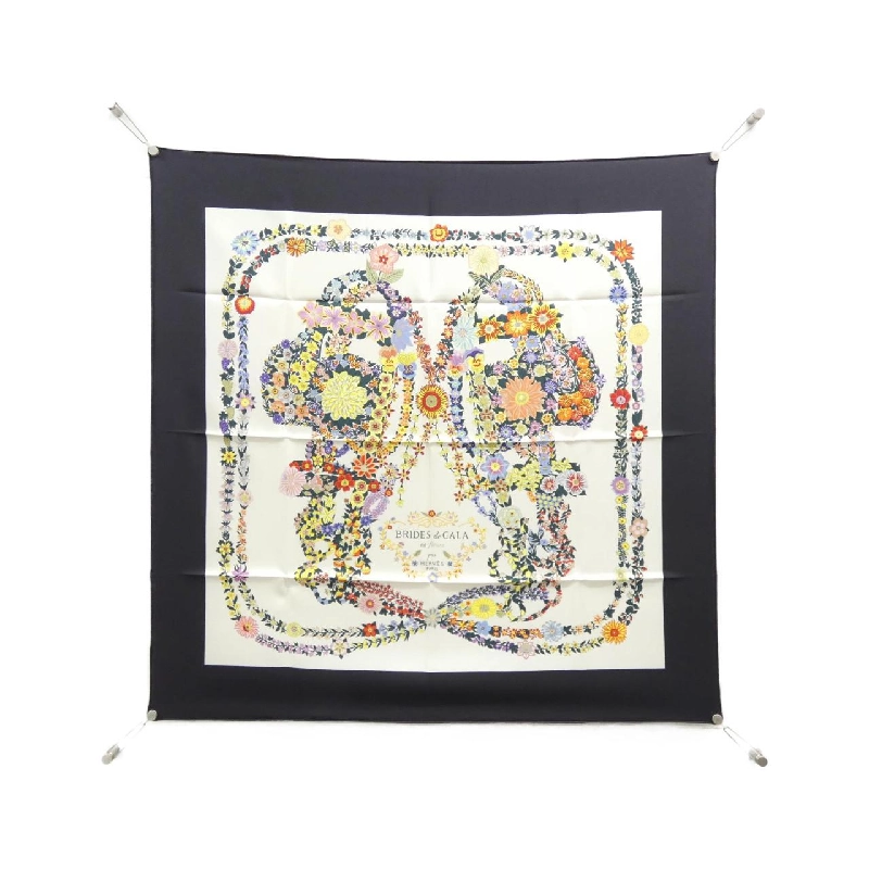 Khăn quàng cổ HERMES BRIDES DE GALA EN FLEURS - Hàng hiệu Authentic 772781