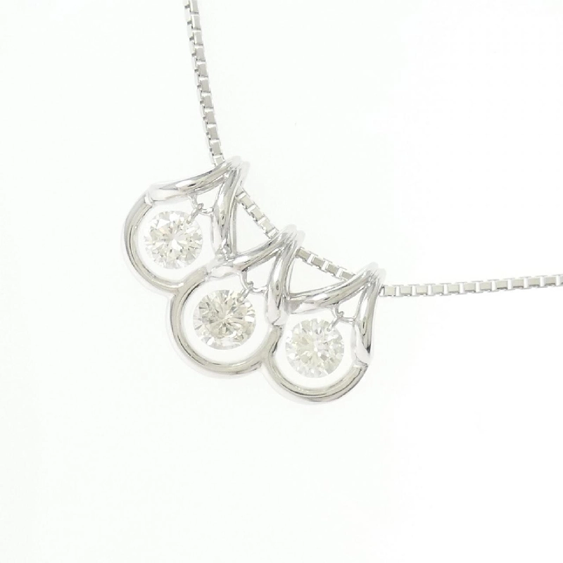 K18WG Dây chuyền kim cương 0.84CT - Hàng hiệu Chính hãng 861336