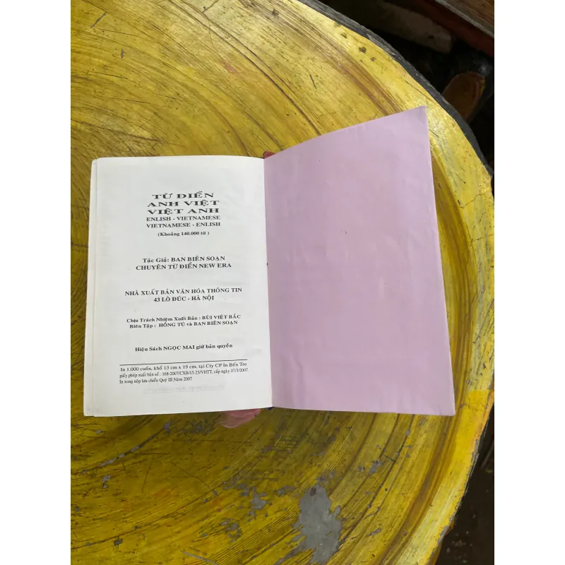 TỪ ĐIỂN ANH - VIỆT VIỆT - ANH 731094