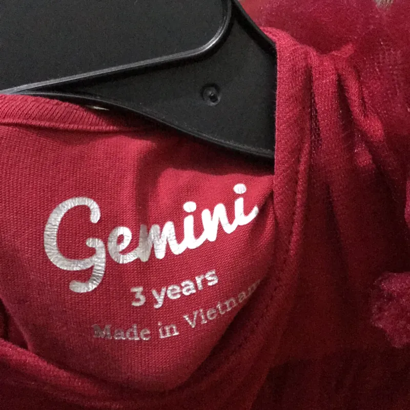 Váy công chúa hãng Gemini size 3-4 tuổi màu đỏ 784712