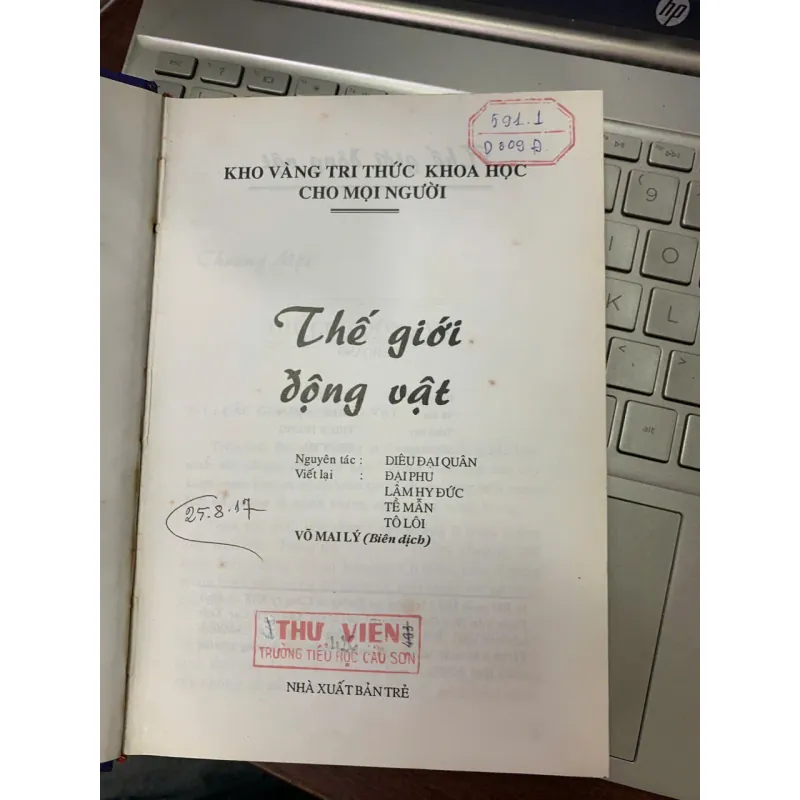 THẾ GIỚI ĐỘNG VẬT - VÕ MAI LÝ (BIÊN DỊCH) 717760