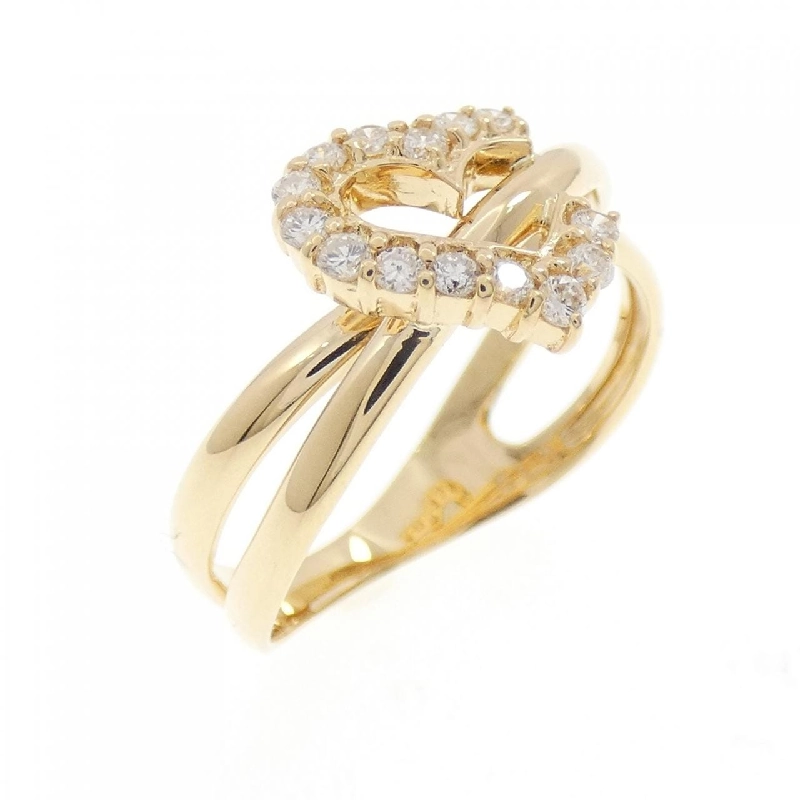 Nhẫn kim cương hình trái tim K18YG 0.19CT - Hàng hiệu Chính hãng 850420