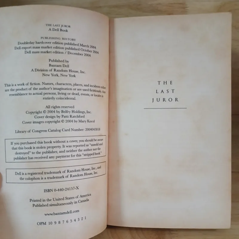 The Last Juror - John Grisham 708588