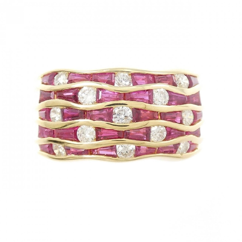 Nhẫn Ruby K18YG 1.97CT - Hàng hiệu Chính hãng 848013