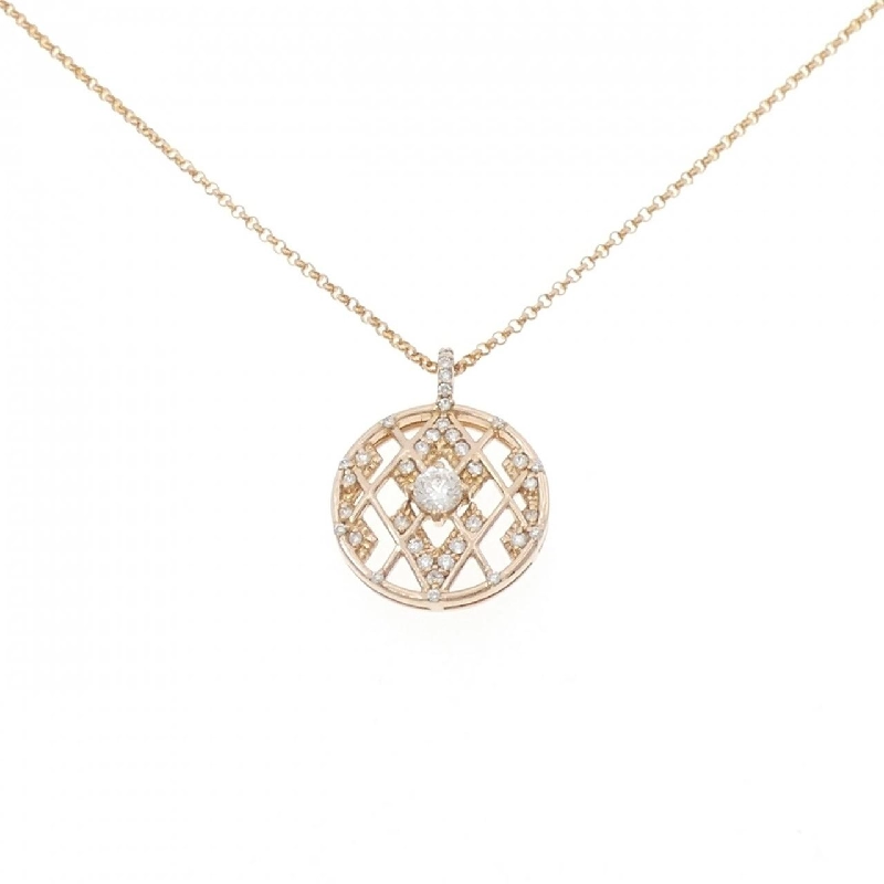 K18PG Dây chuyền kim cương 0.350CT - Hàng hiệu Authentic 861017