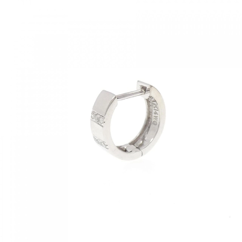 K14WG Bông tai kim cương một bên - Hàng hiệu Authentic 862885