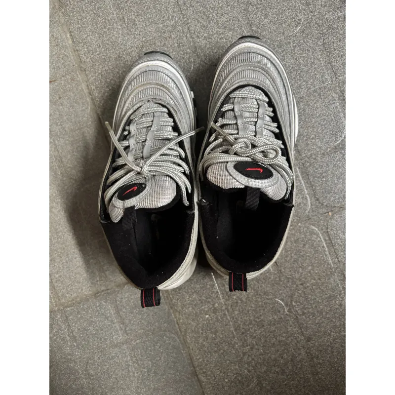 Sneaker MAX 97 Silver Bullet, MAX97 Xám Móc Đỏ  1023361