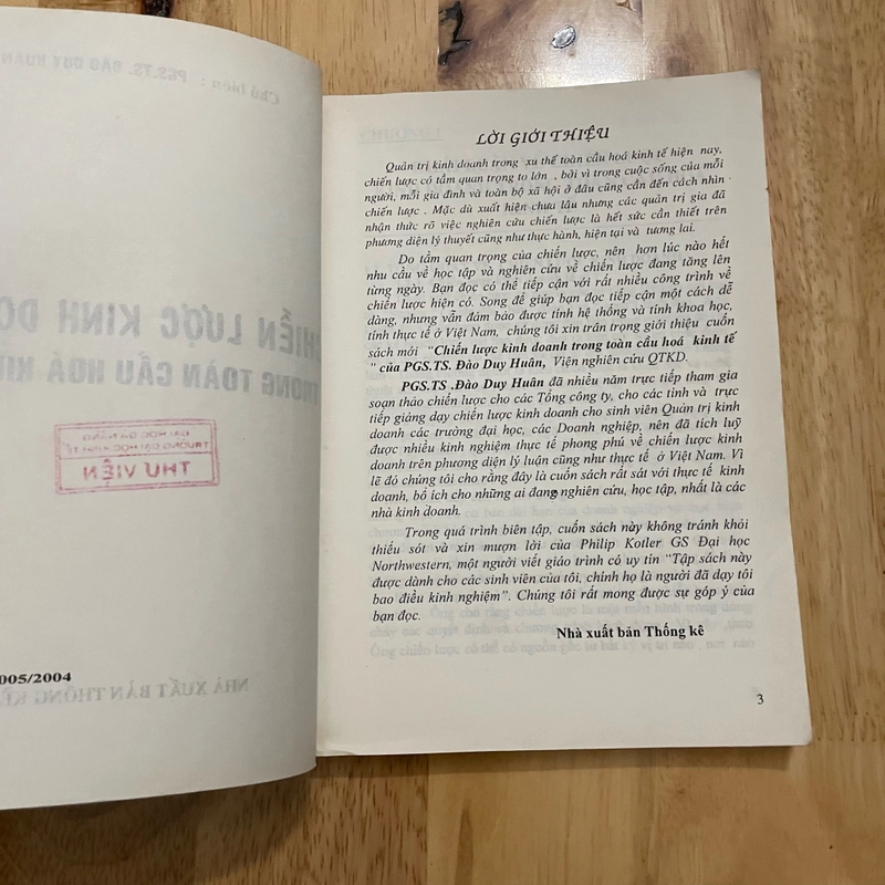 II Chiến Lược Kinh Doanh Trong Toàn Cầu Hoá Kinh Tế - PGS. TS. Đào Duy Huân - 2004 472729