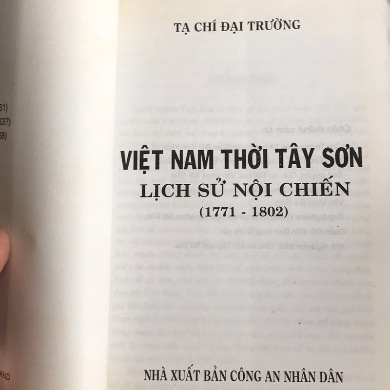 Việt Nam thời Tây Sơn LỊCH SỬ NỘI CHIẾN (1771-1802) 502253