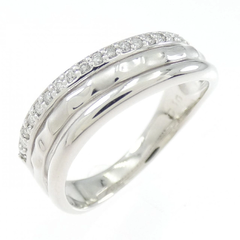 Nhẫn kim cương K18WG 0.10CT 668417