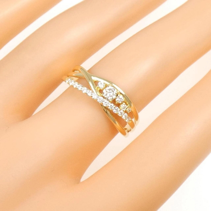 Nhẫn kim cương K18YG 0.30CT - Hàng hiệu Chính hãng 848133