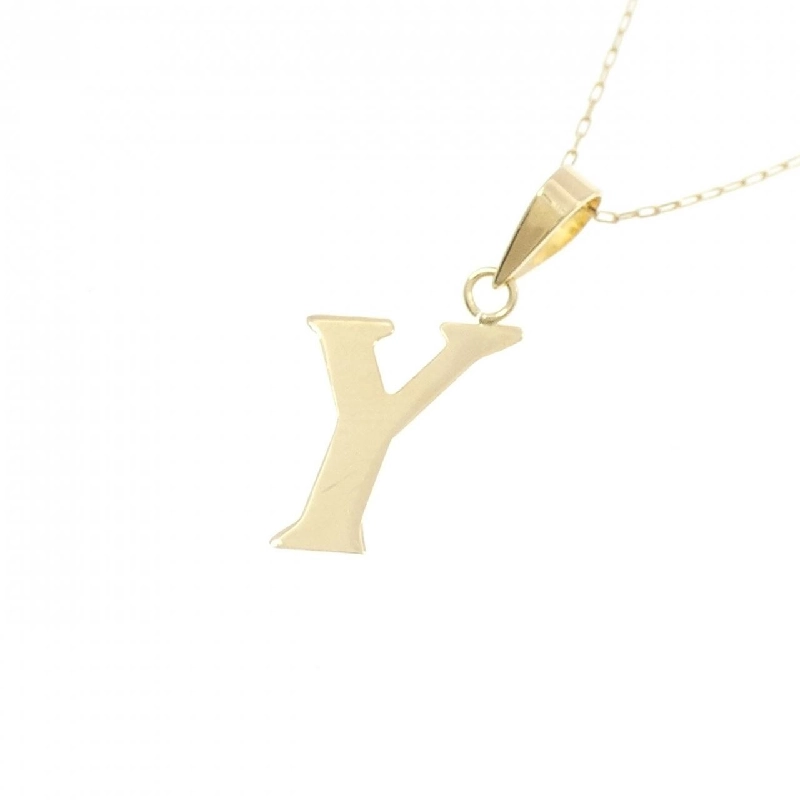 K18YG Chữ cái Y Dây chuyền - Hàng hiệu Chính hãng 859057