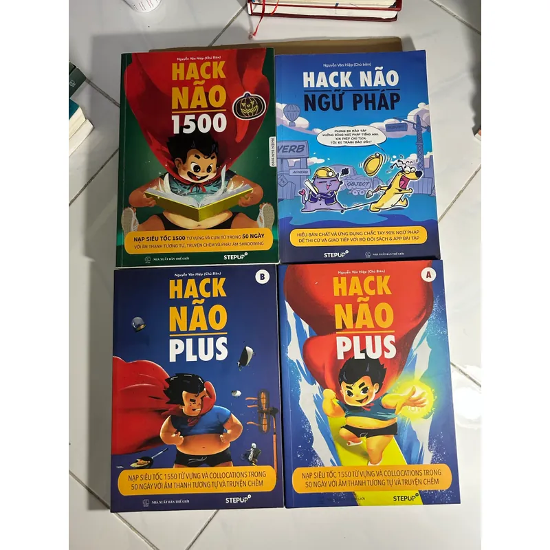 Hack não 1500 + hack não ngữ pháp + hack não plus A, B kèm app học online 558031