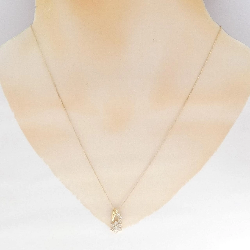 K18YG Hoa Hồng Kim Cương Dây Chuyền 0.50CT - Hàng hiệu Chính hãng 856967