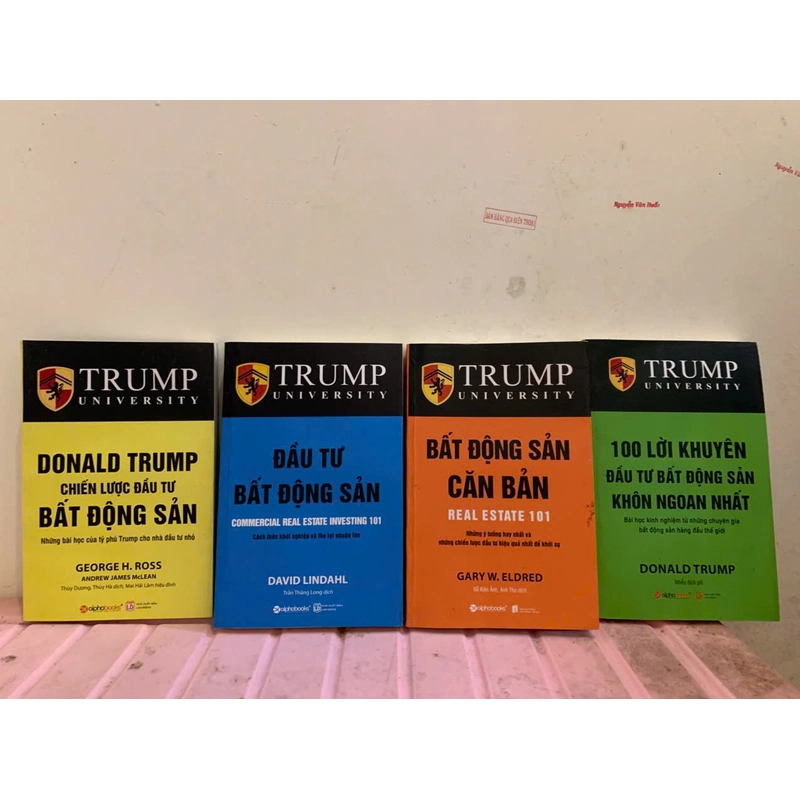 Combo 4 cuốn sách đầu từ Bất động sản của Tống Thống Mỹ Donald Trump copy 1 506741