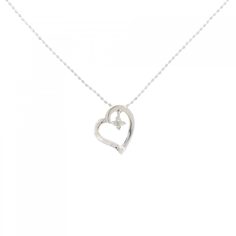 K10WG Dây chuyền kim cương hình trái tim 0.03CT - Hàng hiệu Chính hãng 860518