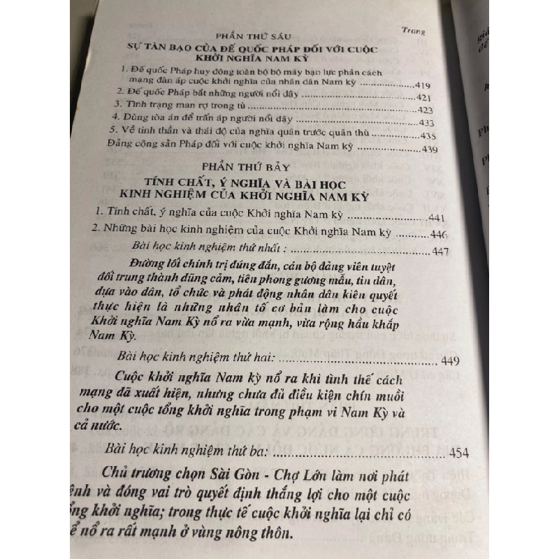 Lịch Sử Khởi Nghĩa Nam Kỳ-Ấn phẩm kỷ niệm 60 năm cuộc khởi nghĩa Nam Kỳ- Năm XB 2001- khổ 16x24cm,610 trang- Sách lưu kho có ố cạnh 443737