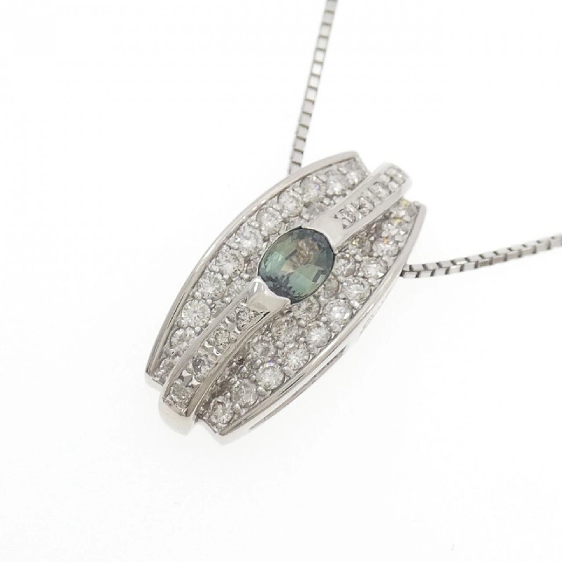 Dây chuyền Alexandrite PT900/PT850 0.455CT - Hàng hiệu Authentic 858737