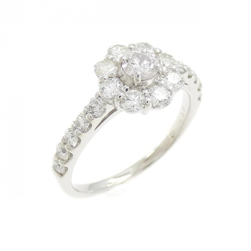 Nhẫn kim cương hồng PT900 hoa 0.179CT 671995