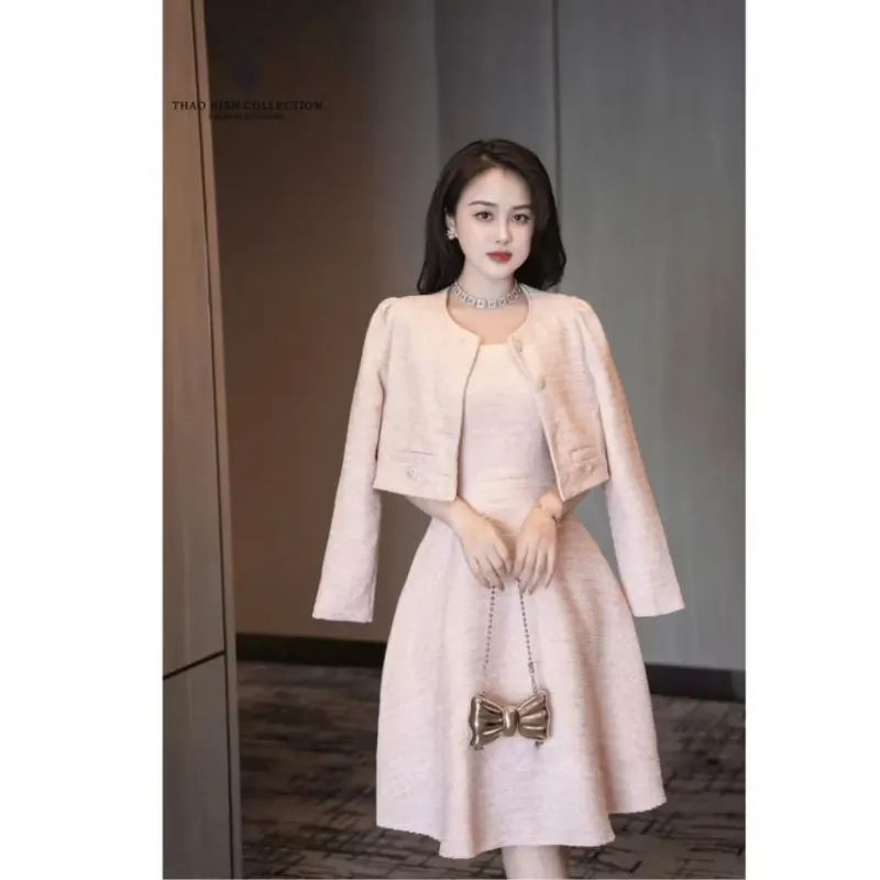 Set dạ tweed đi chơi dự tiệc 926292