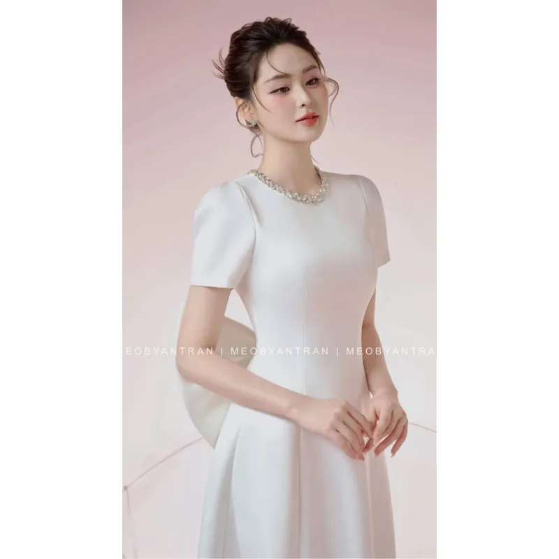 Váy cưới Meo store, size M, đơn giản, sang trọng  1010001