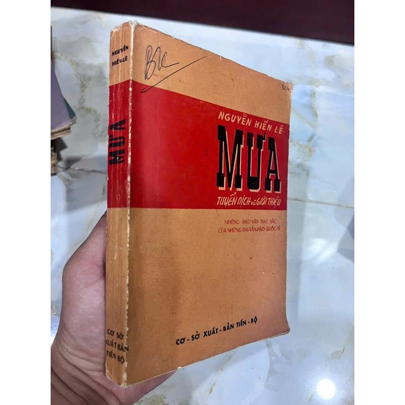 MƯA (BẢN ĐẶC BIỆT CÓ THỦ BÚT) - NGUYỄN HIẾN LÊ 543843