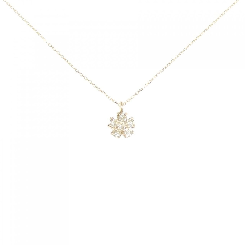 K10YG Hoa Kim Cương Dây Chuyền 0.15CT - Hàng hiệu Chính hãng 856495