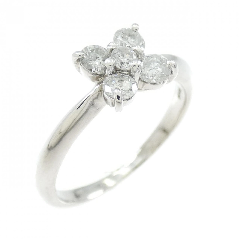 Nhẫn kim cương hoa PT900 0.46CT 668209