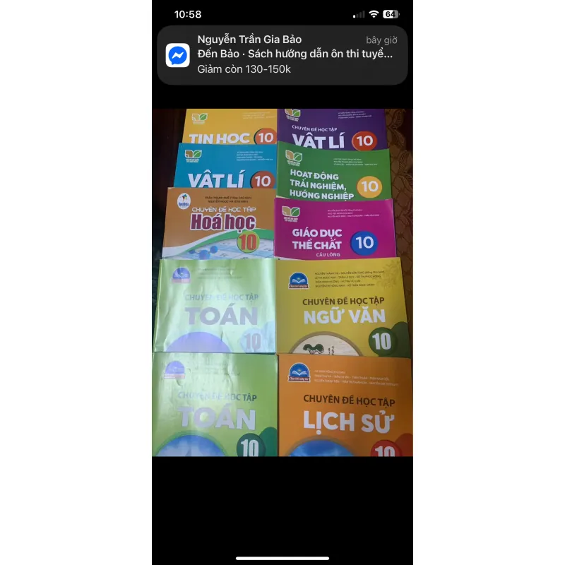 Sách ôn thi tuyển sinh 10,SGK 10 747790