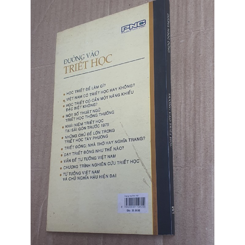 ĐƯỜNG VÀO TRIẾT HỌC 7258