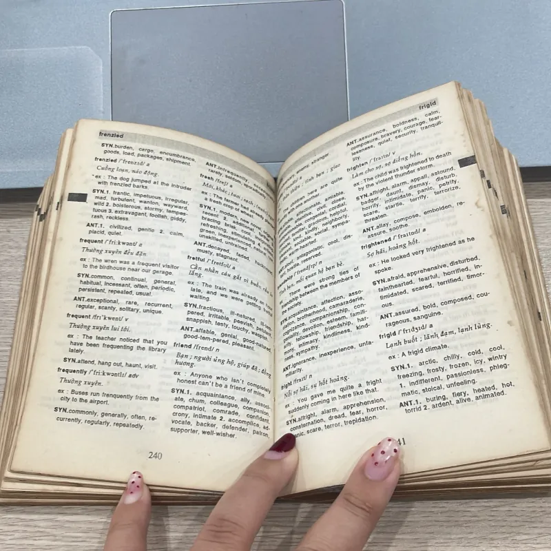 Từ điển Anh - Việt, Đồng nghĩa - Phản nghĩa 975824