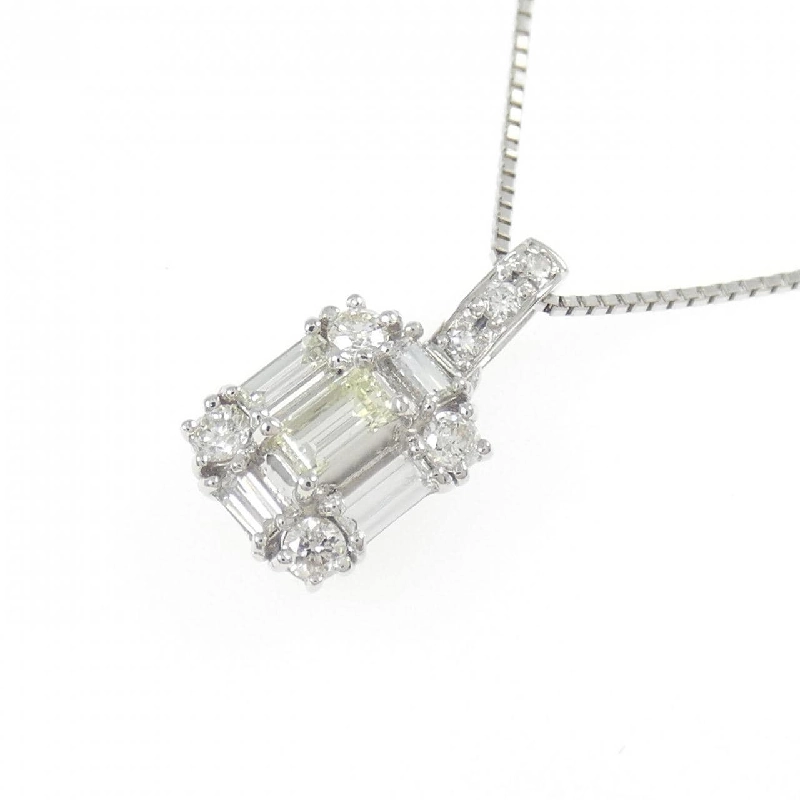 Dây chuyền kim cương PT900/PT850 0.55CT - Hàng hiệu Chính hãng 858008