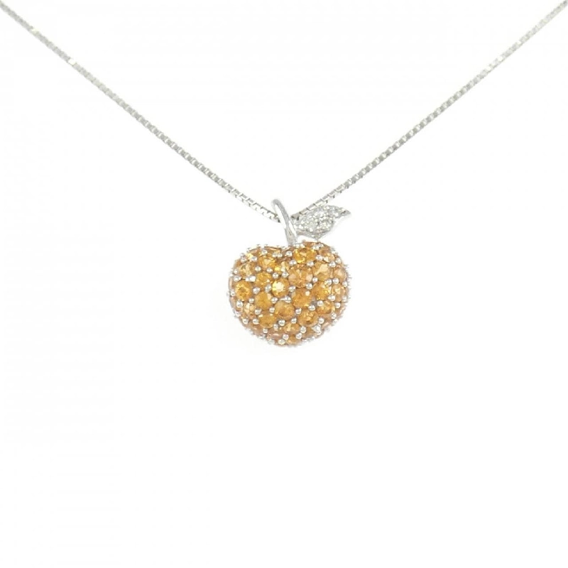 K18WG Sapphire Necklace 0.96CT - Hàng hiệu Authentic 865951