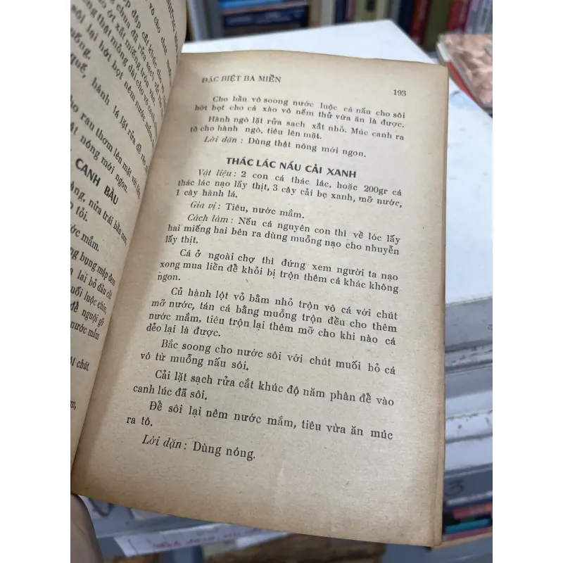 CÁCH LÀM NHỮNG MÓN ĂN ĐẶC BIỆT BA MIỀN - LỆ HOA 961503