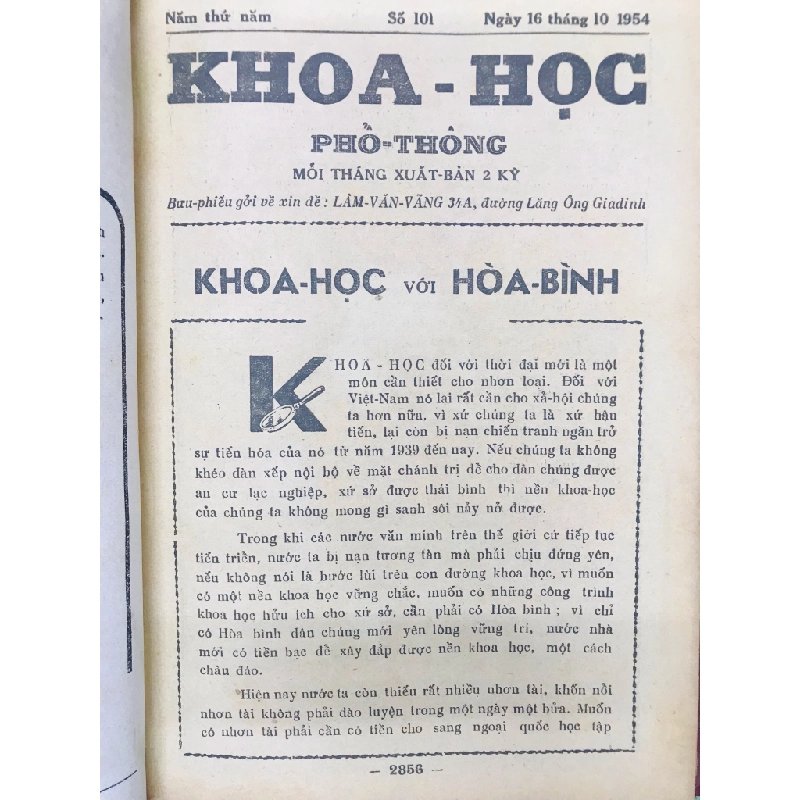 Khoa học phổ thông số 94 -105 ( trọn 12 số đóng chung bìa cứng ) 127134