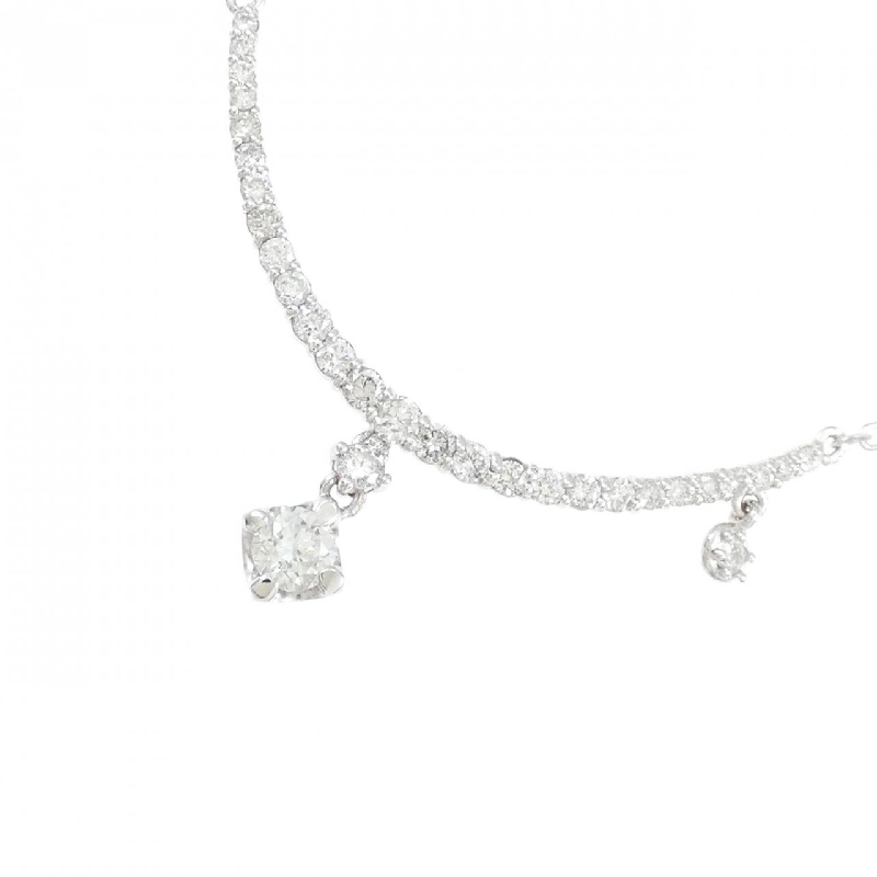 K18WG Dây chuyền kim cương 0.44CT - Hàng hiệu Chính hãng 859528